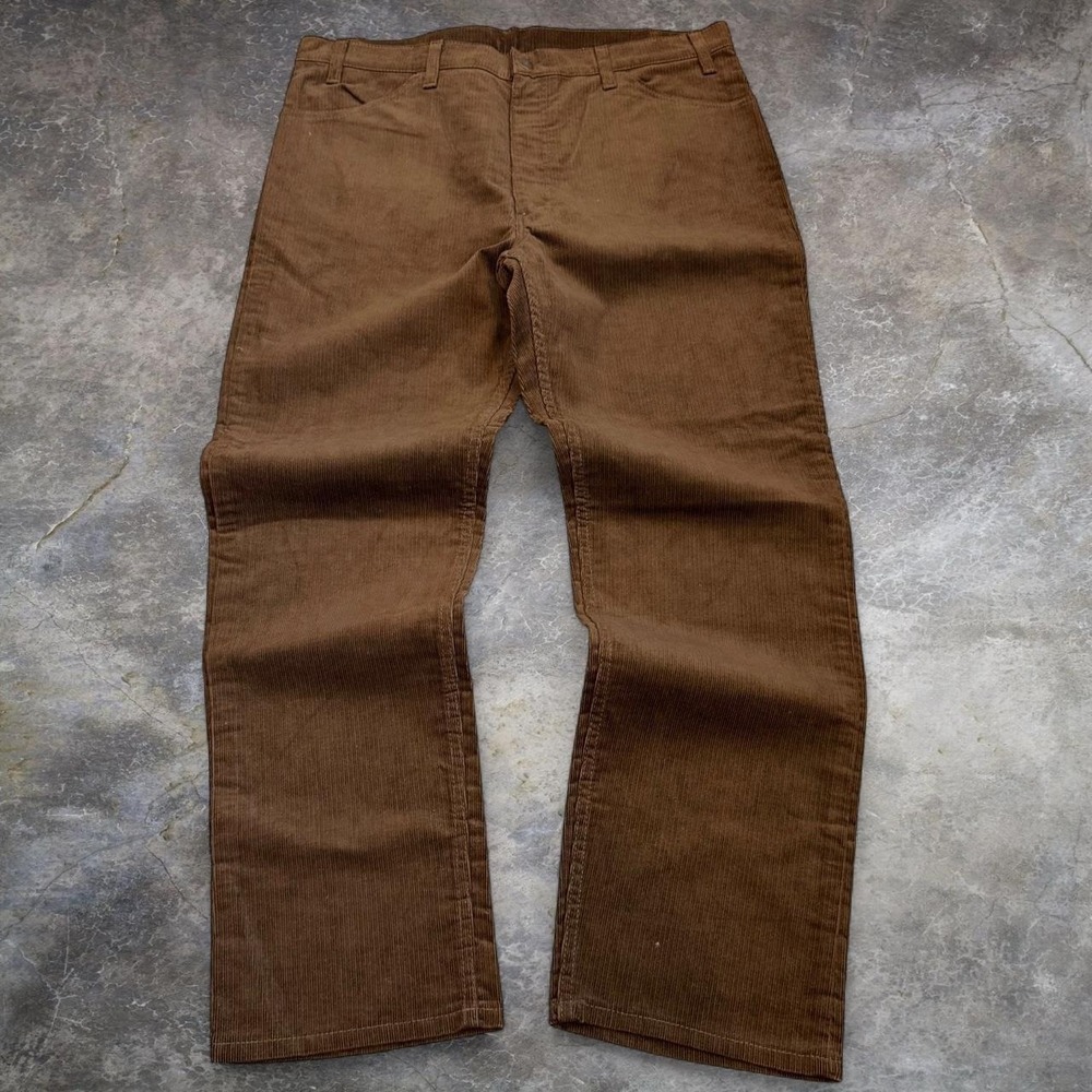 Vintage Levis 519 Deadstock Brown Corduroy Pants Mens Size 38x30 Made In USA 90s